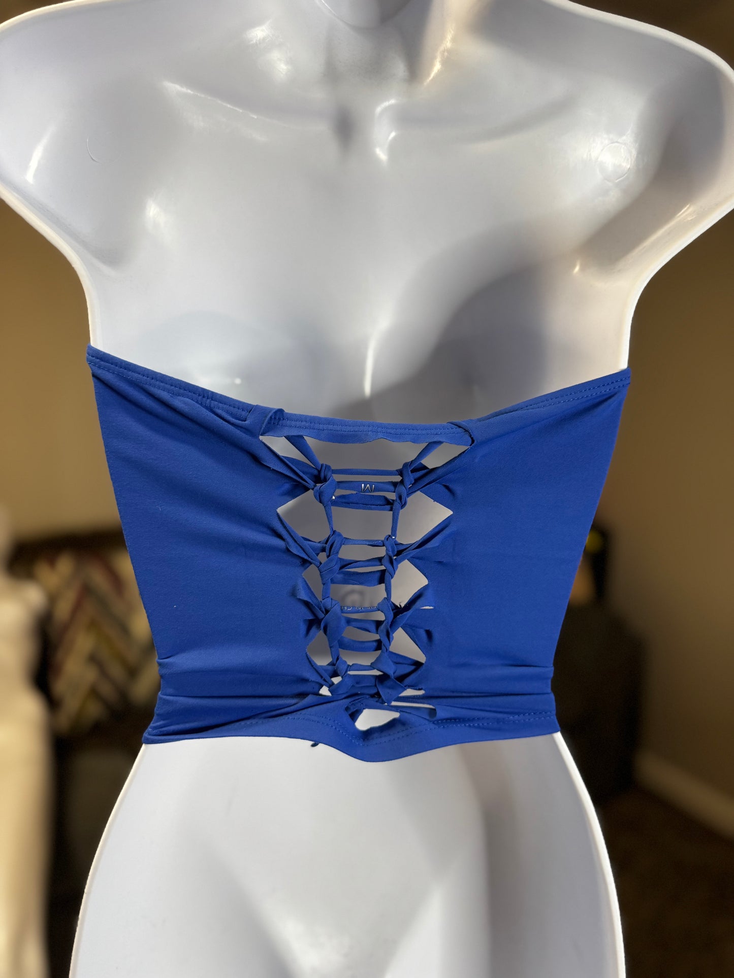 TRUE BLUE TUBE TOP