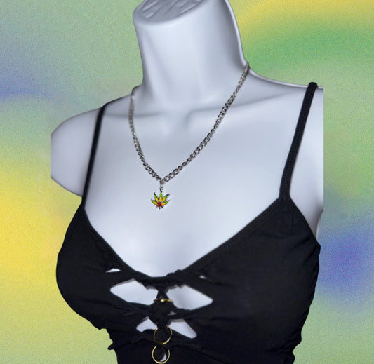 SILVER HAZE NECKLACE